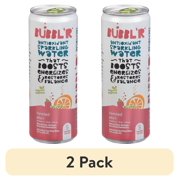 (2 pack) BUBBL'R Antioxidant Sparkling Water, twisted elix'r, 12 fl oz Can