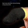 thumbnail image 3 of 18-Pin Carbon Fiber Finger Sleeves for Mobile Games Screen Finger Sleeves (120 Pcs), 3 of 7