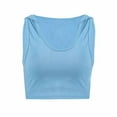 thumbnail image 5 of Herrnalise Wireless Tank Top Bra Workout Tank Tops For Women With Hood Sexy Slim Tight Lifting Push Up Sleeveless Vest Sportswear Coverups Vest, 5 of 5