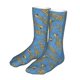 thumbnail image 2 of Golden Trombones Of Music Notes Socks,Unisex Fashion Athletic Casual Socks Adult Stockings Sports Socks Travel Socks For Women Men, 2 of 5