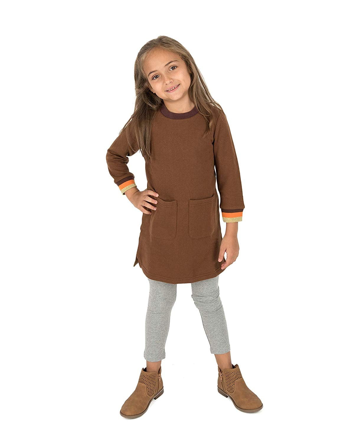 girls brown sweatshirt