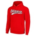 thumbnail image 2 of Men's Starter Red Ottawa Senators Tailsweep Fleece Tri-Blend Pullover Hoodie, 2 of 3