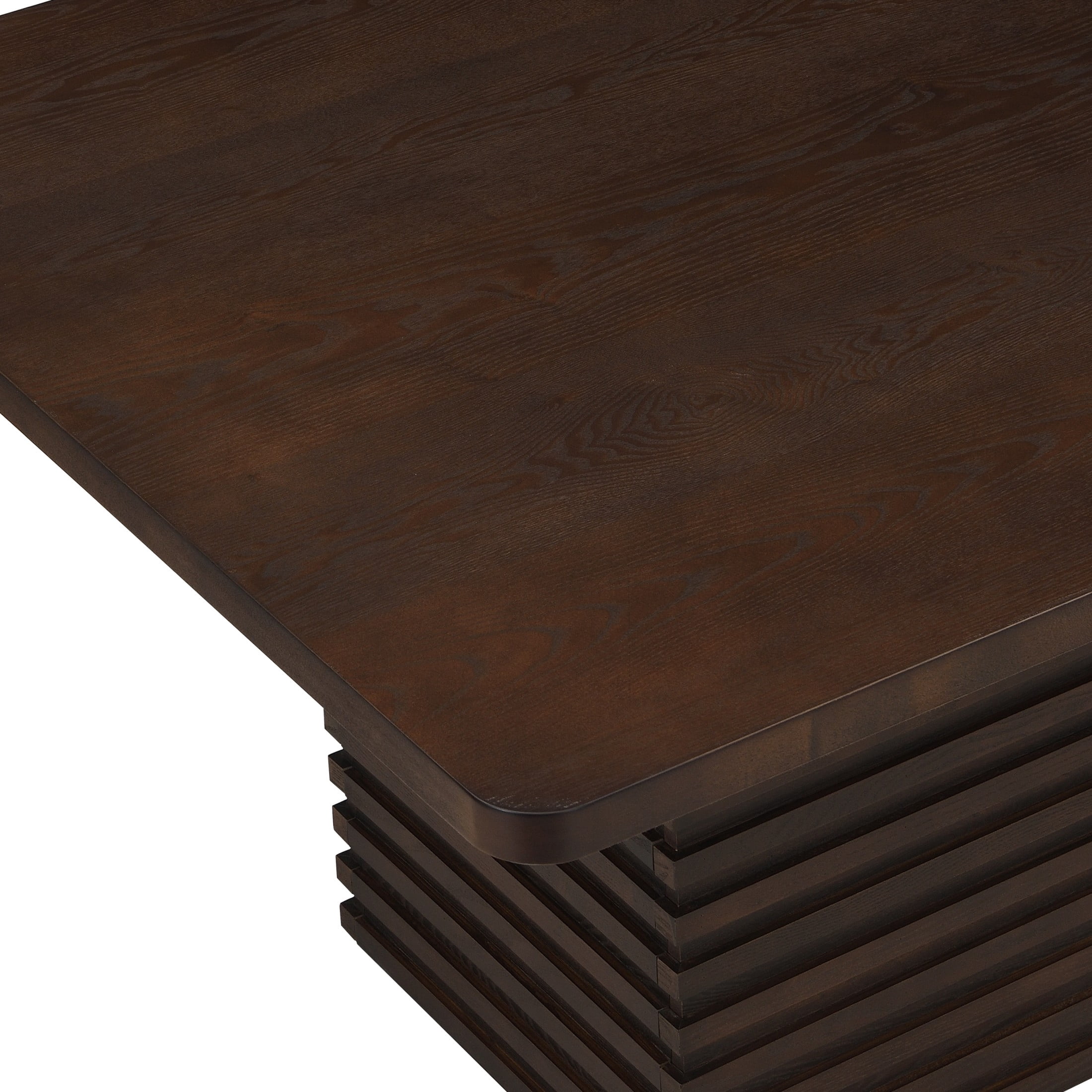 Christopher Knight Home 45" Modern Square Dining Table with Pedestal Base, Seats 4, Espresso