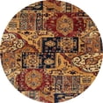 thumbnail image 1 of Ahgly Company Indoor Round Abstract Red Abstract Area Rugs, 8' Round, 1 of 6