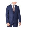 Tallia Mens Slim Fit Wool Navy Burgundy Stripe Suit Jacket 38S