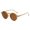 C04 Brown, variant on New Round Retro Small Frame Sunglasses