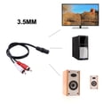 thumbnail image 4 of Cable Audio Estéreo 3 5 Mm A Conector 2 RCA para Altavoz Activo DVD TV, 4 of 4