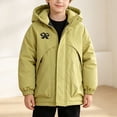 thumbnail image 7 of Lutiedan Boys Warm Winter Jacket Thick Fleece Full Zip Hooded Snow Coat Outdoor Windproof Casual Jacket with Pocket Size 5-15, 7 of 7