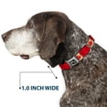 thumbnail image 6 of Buckle-Down Pet Collar, Dog Collar Metal Seatbelt Buckle, Canada Flag Painted, 20 to 31 Inches 1.5 Inch Wide, 6 of 8