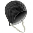 thumbnail image 3 of Sporti Heavy-Duty Textured Rubber Swim Cap with Adjustable Chin Strap, 3 of 6