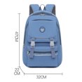 thumbnail image 2 of Bolsa Mochila para estudiantes Mochila escolar impermeable Nylon para niñas adolescentes (Azul) Tmvgtek Para Estrenar, 2 of 5