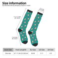 thumbnail image 3 of Bixox Starfish and Shell Patterned Men's and Women's Knee Socks High Socks Outdoor Sports Socks, 3 of 5