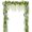 White, variant on Sinhoon Wisteria Artificial Flowers Garland, 4Pcs Total 28.8ft White Artificial Wisteria Vine Silk Hanging Flower for Home Garden Outdoor Ceremony Wedding Arch Floral Decor