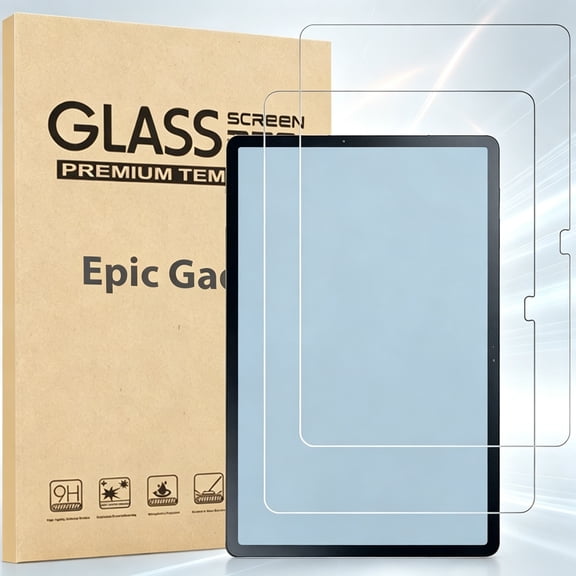 2 Pack Glass Screen Protector for Samsung Galaxy Tab A7 10.4 inch (2020 Model)