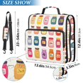 thumbnail image 2 of FORMRS Zipper Binder with Shoulder Strap 2-inch Ring 500 Sheet Capacity File Bag, Orange Jar, 2 of 5