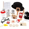 thumbnail image 1 of Disfraz de detective Accesorios de juguetes educativos Juguete de para niños 6 Unisex, 1 of 7