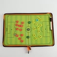 thumbnail image 1 of Tablero táctico de fútbol, tablero táctico magnético de fútbol, tablero de entrenamiento con imanes de bolígrafo, tablero de estrategia portátil para entrenamiento y competiciones de fútbol, 1 of 5