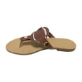 thumbnail image 2 of DPTALR Women's Sandals Summer Baseball Sandals Flat Slippers Flip Flops Open Toe Beach Sandals, 2 of 9