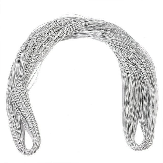 <p>Clothes, Thread Hair Round Metal Rope DIY Cord Thread, Golden Silver For Bottles Clothing Toys</p>