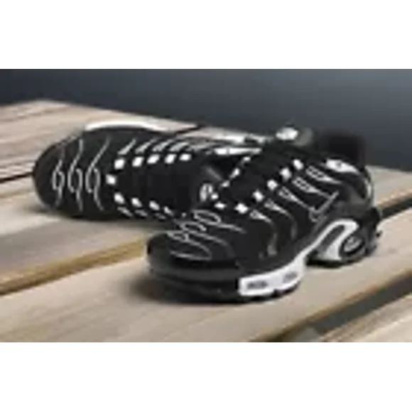 New Nike Air Max Plus TN Men's Black/White Running shoes