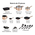thumbnail image 2 of Batería de Cocina T-fal Supercook 23 piezas Bronce, 2 of 5