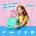thumbnail image 6 of CutteeyFyry 2PCS Paint by Number Sticker Travel Activities for Girls Kids - Road Trip & Airplane Toys, Birthday Present, Classroom Gifts, Travel Essentials for Toddlers & Long Car Rides, 6 of 7