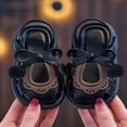 thumbnail image 5 of KPOPLK Toddlers and kids Water Shoes Beach Essentials Girls Open Toe Sandals Lightweight Breathable and Two Adjustable Straps Size 8.5,Black, 5 of 5