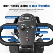 ROBTWOK 4-Wheel Folding Mobility Scooter for Seniors & Adults, 15 Miles Long-Range, Heavy-Duty 330 lbs Loading Capacity, Compact Travel Design with Removable Battery