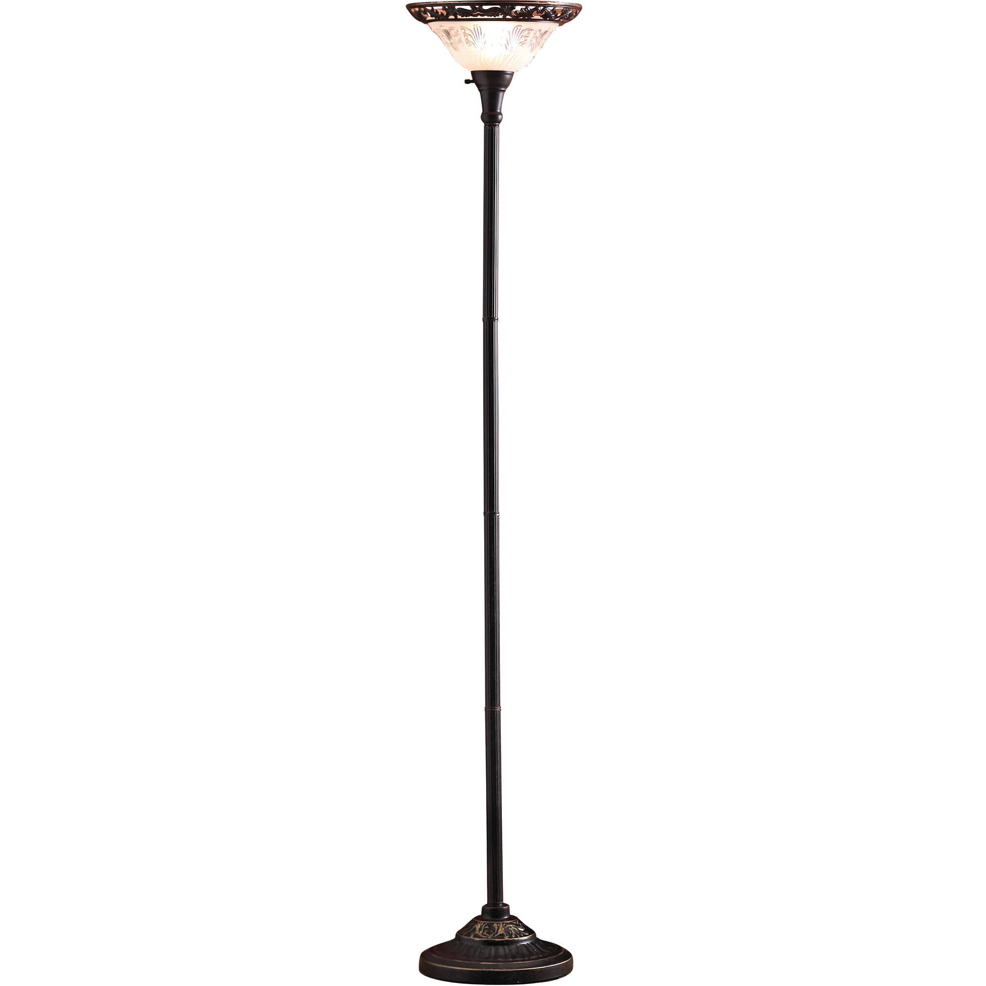 Better Homes Gardens 70 Victorian Floor Lamp With Etched Glass