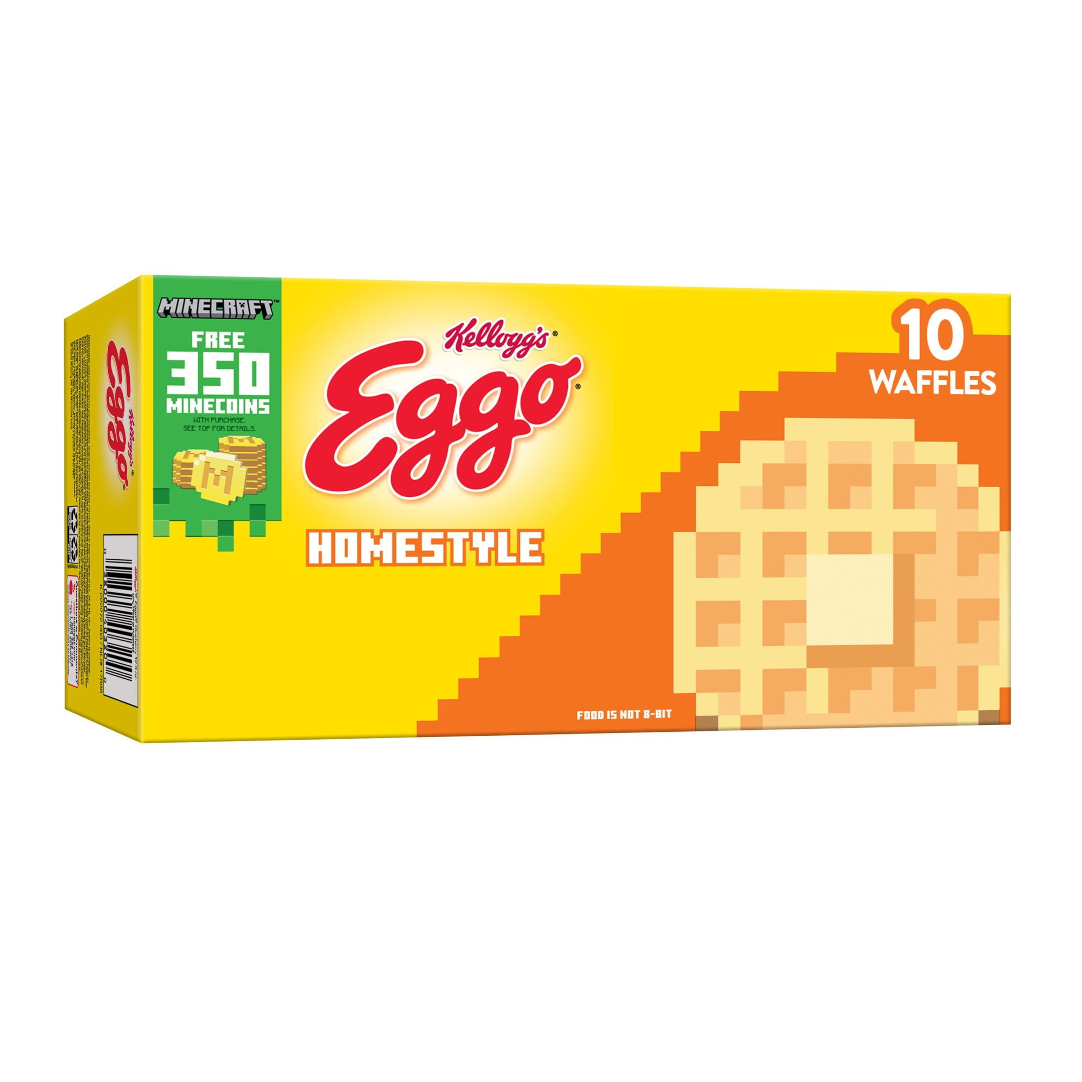 Eggo Homestyle Frozen Waffles, 12.3 oz, 10 Count (Frozen)