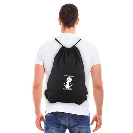 Im Mr Meeseeks Look At Me Eco-friendly Reusable Draw String Bag, (Best Looking Backpacks For Guys)