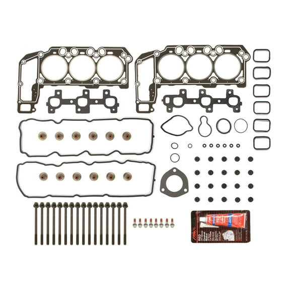 Evergreen HSHB8-30301G Head Gasket Set Head Bolts Fit 05-12 Dodge Dakota Durango Jeep Grand Cherokee 3.7