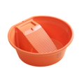 thumbnail image 3 of Lavadero doméstico con tabla de lavar integrada Naranja, 3 of 9