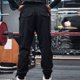 thumbnail image 3 of Pantalones largos casuales para hombre, de color sólido, con bolsillo, cintura elástica, cordón ajustable en el tobillo, para deportes al aire libre, pantalones largos de poliéster para hombre., 3 of 3