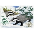 thumbnail image 1 of Badgers in the Snow Kitchen or Bath Mat, 20 x 30, 1 of 1