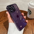 thumbnail image 1 of Luxury Plating Clear Phone Case For IPhone 15 14 11 12 13 14 Pro Max Mini XS X 15 Plus Silicone Soft TPU Lens film Protect Cover RJ RJ, 1 of 6