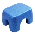 thumbnail image 1 of Elodie Foot Rest Stool Footrest Stackable Ottoman Stable Stylish Seat Chair Change Shoe Blue, 1 of 8