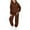 X#358Brown587, variant on CAIVO Child Girls Letter Print Long Sleeve Tops Pants Hoodie And Pants Casual Fashion Two Piece Outfit Sets Comfortable Daily Wear Cute Toddler Soft Blend Jogger Style 6-7 Years