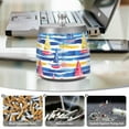 thumbnail image 6 of Yayeee Ashtray with Lid for Cigarette Smokeless Stainless Steel Home Ash Holder, Red Hand Drawn Sailboats, 6 of 7