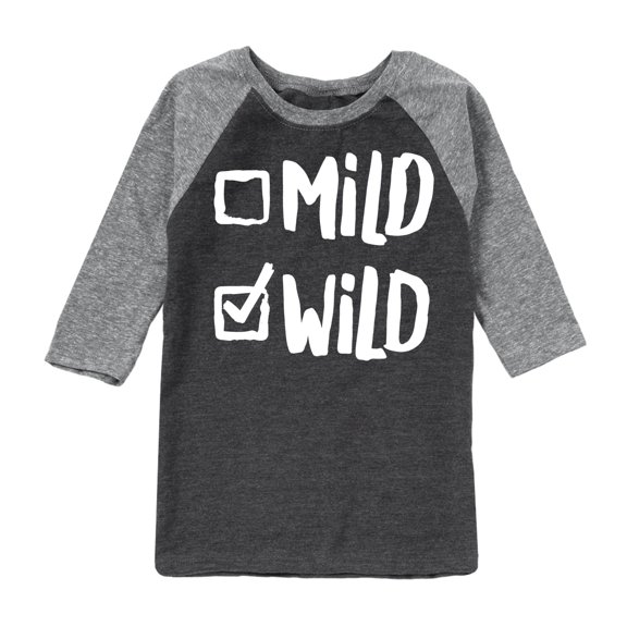 Instant Message - Mild Wild 2 - Toddler & Youth Raglan Graphic T-Shirt