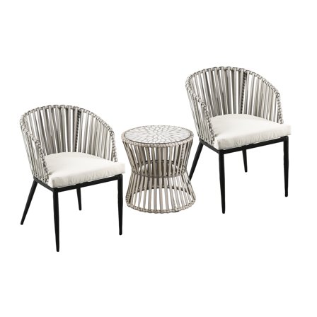Melilani Wicker Outdoor Collection - 3pc Set