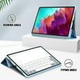 thumbnail image 4 of elitegadget TPU Case for Lenovo Tab P12 12.7 Inch 2023 Released - Auto Wake/Sleep Tri-Fold Folding Stand Protective Soft TPU Back Cover Case (Sandy Blue), 4 of 5