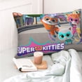thumbnail image 5 of Super Kitties Throw Pillow Cover Decoration Pillow Case Cushion for Home Sofa Couch Queen Size 20x30 Inch, 5 of 7
