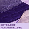 thumbnail image 6 of Whale Flotilla Extra Large Outdoor Picnic Blanket (60”x80”), Waterproof Wear-resistant Beach Blanket, Foldable Handy Mat Tote Spring Summer Great for Camping and Park, Purple, 6 of 6