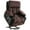 Style A: Brown+Black, variant on LEGAHOME Lift Recliner, Electric Power Lift Chair with Heat Therapy and Massage, PU Leather Lift Recliner with Cup Holders, USB Port and Side Pocket, Wide Seat Recliner Sofa for Elderly, Brown