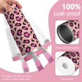 thumbnail image 2 of Leopard Print 30oz Handheld Travel Tumbler with Handle – Double Wall Stainless Steel Insulated Cup, Flip Straw Lid, Leak-Proof & BPA-Free for Hot and Cold Drinks – Durable Coffee & Juice Mug, 2 of 6