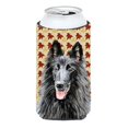 thumbnail image 1 of Belgian Sheepdog Fall Leaves Portrait Tall Boy bottle sleeve Hugger, 1 of 1