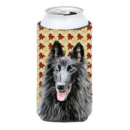 

Belgian Sheepdog Fall Leaves Portrait Tall Boy bottle sleeve Hugger