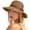 Khaki, variant on Helii Womens UPF 50 Wide Brim Straw Sun Hat, Packable Foldable Beach Hat, 7cm Brim UV Protection Hat, Adjustable Travel Hat for Vacation Garden Blue,One Size