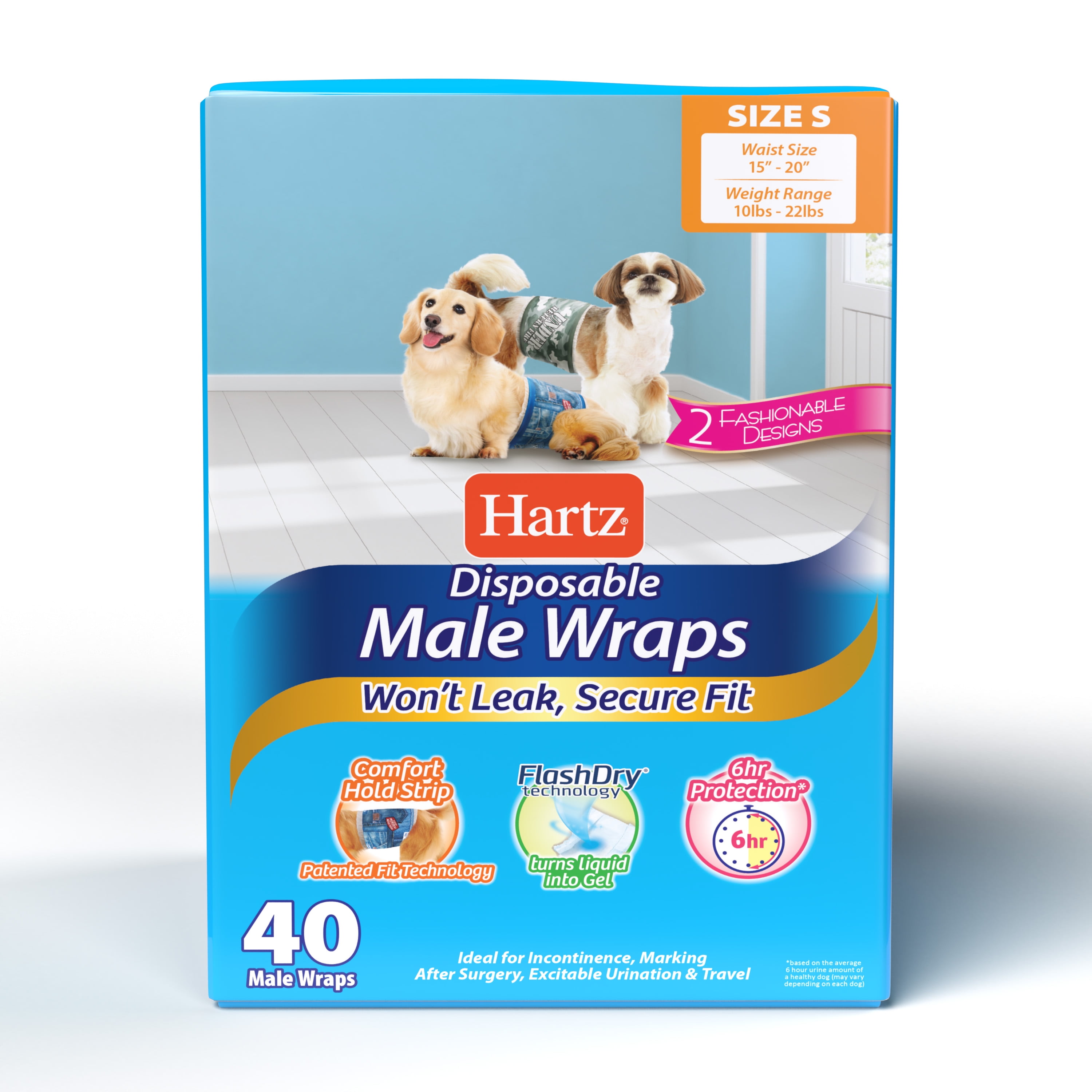 chewy male dog wraps